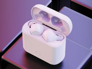 Auriculares inalámbricos blancos