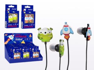 Auriculares SPACE ADVENTURE - expositor 15 uds