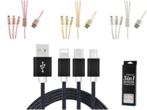 Cable de carga 3 en 1