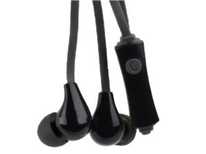 AURICULARES DEPORTE NEGROS CON MICROFONO EN PLASTICO