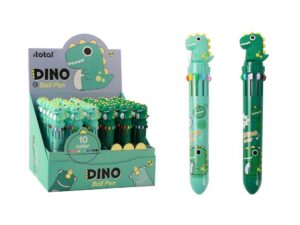 Bolígrafo Multicolor Dinosaurio - expositor 36 uds