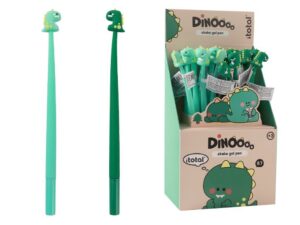Bolígrafo Flexible Dinosaurio - expositor 24 uds