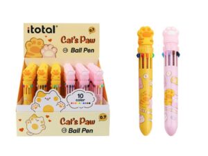 Bolígrafo Multicolor Pata - expositor 36 uds