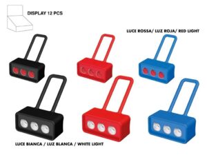 Set de luces para bicicleta - expositor 12 uds