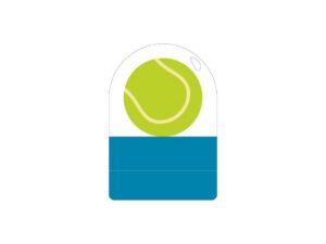Sello TENNIS - expositor 36 uds