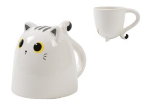 Taza de Cerámica Up & Down WHITE CAT