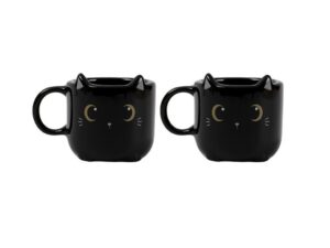 Taza de Espresso BLACK CAT set de 2 uds