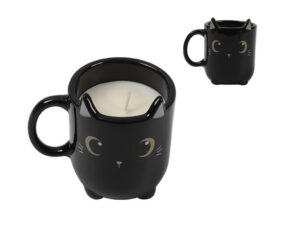 Taza con Vela BLACK CAT