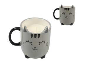 Taza con Vela GREY CAT