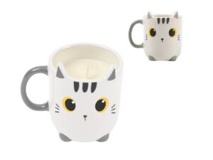 Taza con Vela WHITE CAT