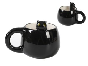 Taza de Cerámica con Charm BLACK CAT