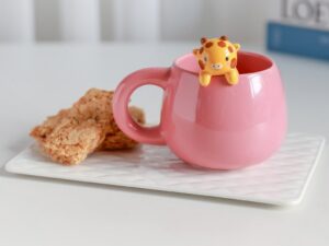 Taza de Cerámica con Charm GIRAFFE