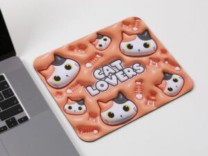 Alfombrilla de ratón 3D ORANGE CAT