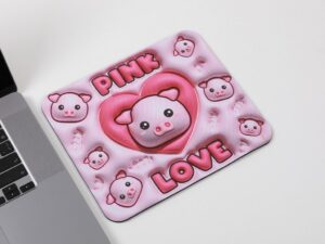 Alfombrilla de ratón 3D PIGGY