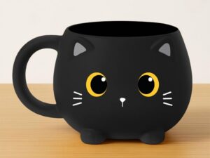 Taza Chunky BLACK CAT