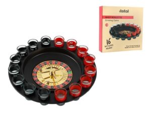 Ruleta para beber con 16 chupitos