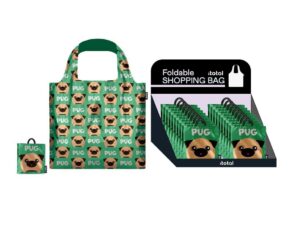 Bolsa de la compra PUG - expositor 24 uds