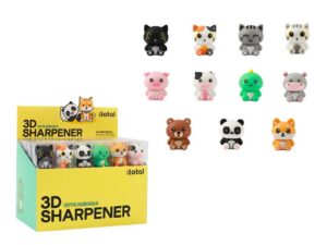 Sacapuntas 3D surtidos - expositor 48 uds