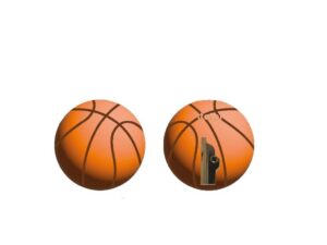 Sacapuntas 3D BASKETBALL - expositor 24 uds