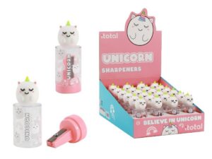 Sacapuntas UNICORN - expositor 24 uds