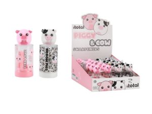 Sacapuntas PIGGY & COW - expositor 24 uds