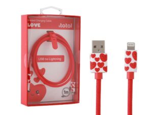 Cable USB - lightning FOLLOW YOUR HEART