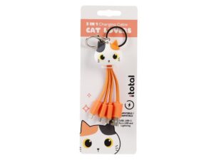 Cable 3 en 1 ORANGE CAT