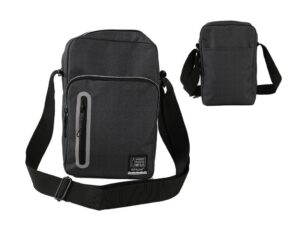 Bandolera RPET gris oscuro