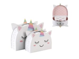Cajas de Regalo con asa UNICORN set de 2 uds