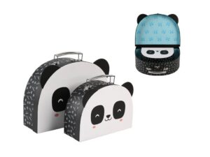 Cajas de Regalo con asa PANDASTIC set de 2 uds
