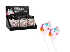 Auriculares UNICORN - expositor 15 uds