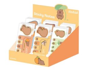 Set sticky bums + tabs CAPYBARA - expositor 96 uds