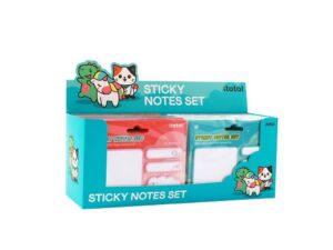Sticky memos surtidos - expositor 72 uds