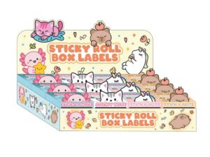 Sticky label rolls surtidos - expositor 12 uds
