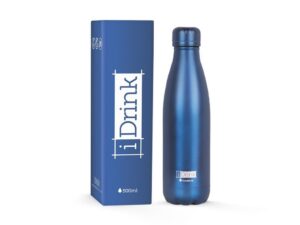 Botella Térmica 500 ml azul metalizado