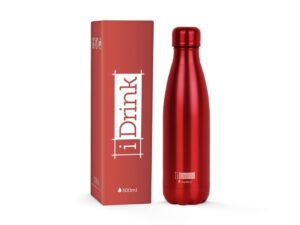 Botella Térmica 500 ml rojo metalizado