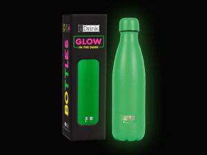 Botella Térmica 500 ml GLOW IN THE DARK verde