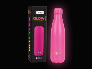 Botella Térmica 500 ml GLOW IN THE DARK rosa