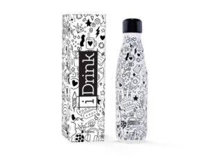 Botella Térmica 500 ml DOODLE Blanca