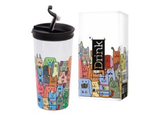 Taza de Viaje 350 ml STAY PAWSITIVE