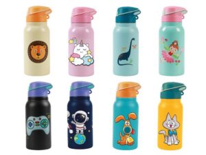 Botellas Térmicas kids 350 ml con tapa surtidas