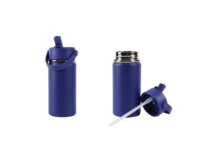 Botella Térmica 400 ml con asa azul oscuro