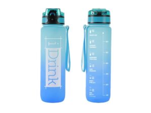 Botella Tritan 1000 ml azul