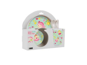 Set RPET Kids con Taza, Cuenco, Plato y Cubiertos FAIRY