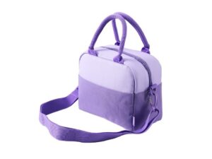 Bolsa de almuerzo violeta pastel