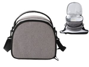 Bolsa de almuerzo gris