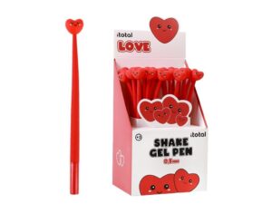Bolígrafo flexible FOLLOW YOUR HEART - expositor 24 uds