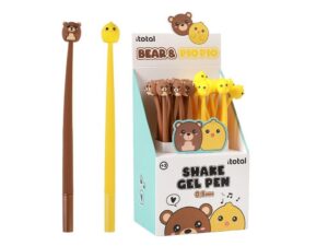 Bolígrafo flexible BEAR & PIO PIO - expositor 24 uds
