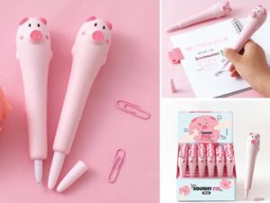 Bolígrafo Squishy Cerdito - expositor 36 uds