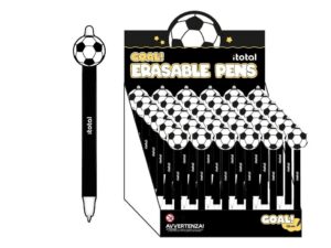 Bolígrafo Borrable 3D FOOTBALL - expositor 24 uds